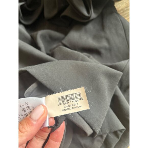 BCBGMAXAZRIA Bryony Off-the-Shoulder Mini Dress Womens Size 2 - Picture 9 of 9